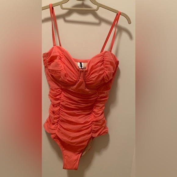 NWT J. Crew Peach One Piece Swimsuit 12D - Picture 7 of 7